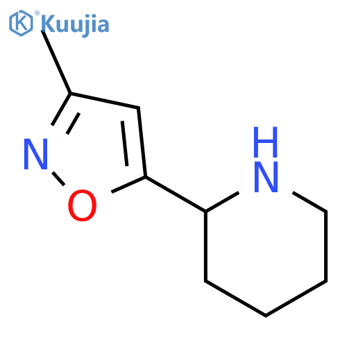 Piperidine, 2-(3-methyl-5-isoxazolyl)-, (R)- (9CI) structure