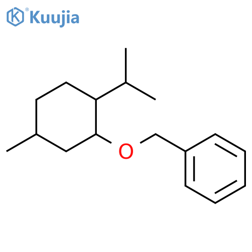 Benzene, [[[5-methyl-2-(1-methylethyl)cyclohexyl]oxy]methyl]- structure