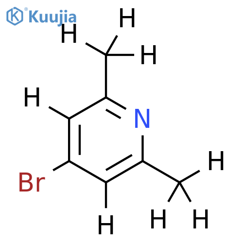 4-bromo-2,6-bis(methyl-d3)pyridine-3,5-d2 structure