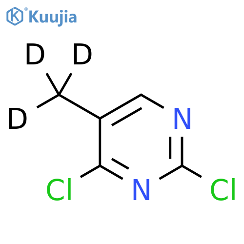 2,4-Dichloro-5-(methyl-d3)-pyrimidine structure