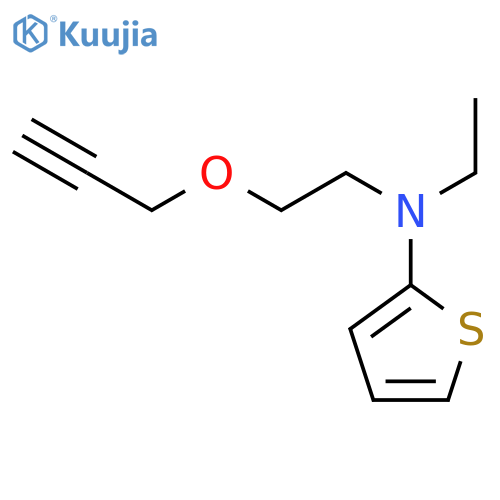 2-Thiophenamine, N-ethyl-N-[2-(2-propyn-1-yloxy)ethyl]- structure