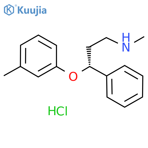 Benzenepropanamine, N-methyl-γ-(3-methylphenoxy)-, hydrochloride (1:1), (γR)- structure