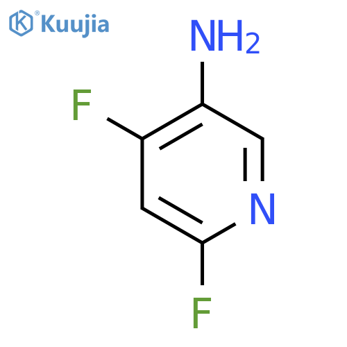 4,6-Difluoropyridin-3-amine structure
