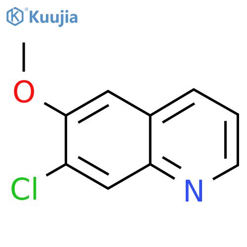 7-Chloro-6-methoxyquinoline structure