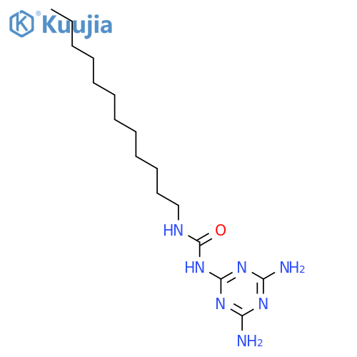N-(4,6-Diamino-1,3,5-triazin-2-yl)-N'-dodecylurea structure