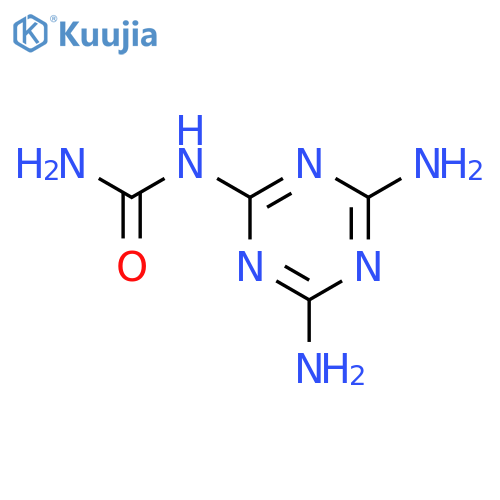 1-(4,6-diamino-1,3,5-triazin-2-yl)urea structure