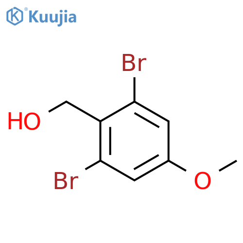 (2,6-Dibromo-4-methoxyphenyl)methanol structure