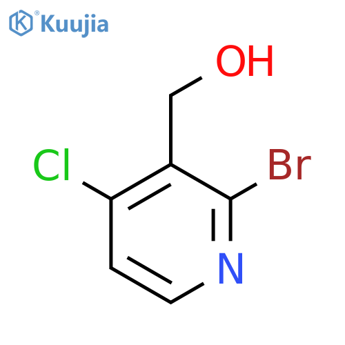 (2-Bromo-4-chloro-3-pyridyl)methanol structure