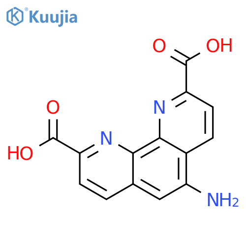 5-Amino-1,10-phenanthroline-2,9-dicarboxylic acid structure