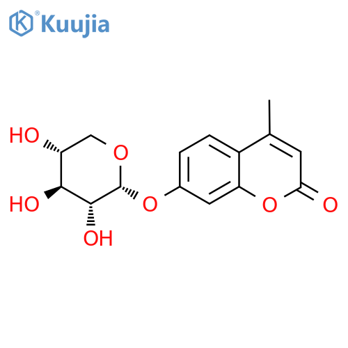 4-Methylumbelliferyl alpha-d-xylopyranoside structure