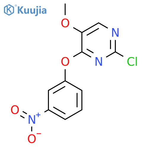 2-Chloro-5-methoxy-4-(3-nitrophenoxy)pyrimidine structure