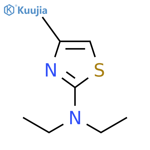 N,N-diethyl-4-methyl-1,3-thiazol-2-amine structure
