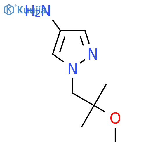1-(2-Methoxy-2-methylpropyl)-1H-pyrazol-4-amine structure