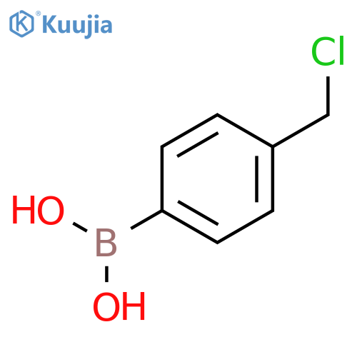 4-Chloromethylphenylboronic acid structure