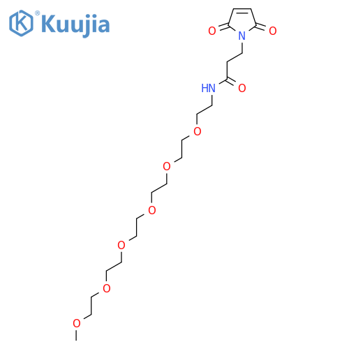 m-PEG6-amino-Mal structure