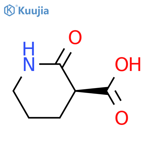 (3S)-2-oxopiperidine-3-carboxylic acid structure