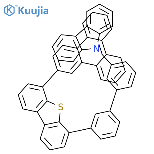 9H-Carbazole, 9-[3'-[6-(2-triphenylenyl)-4-dibenzothienyl][1,1'-biphenyl]-3-yl]- structure