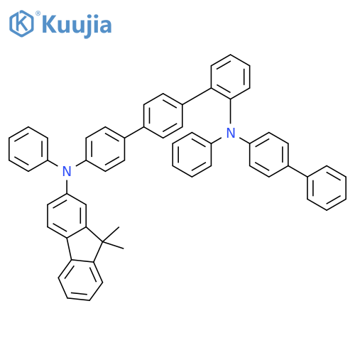 [1,1':4',1''-Terphenyl]-2,4''-diamine, N2-[1,1'-biphenyl]-4-yl-N4''-(9,9-dimethyl-9H-fluoren-2-yl)-N2,N4''-diphenyl- structure