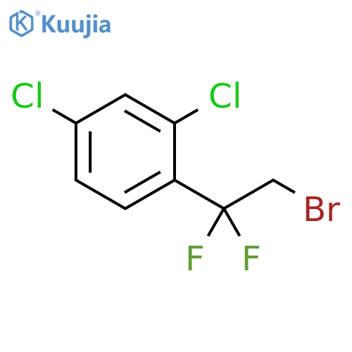 1-(2-Bromo-1,1-difluoroethyl)-2,4-dichloro-benzene structure