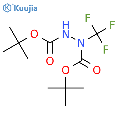 1-(Trifluoromethyl)-1,2-hydrazinedicarboxylic Acid 1,2-Bis(1,1-dimethylethyl) Ester structure