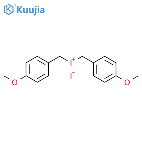 Iodonium, bis[(4-methoxyphenyl)methyl]-, iodide (1:1) structure