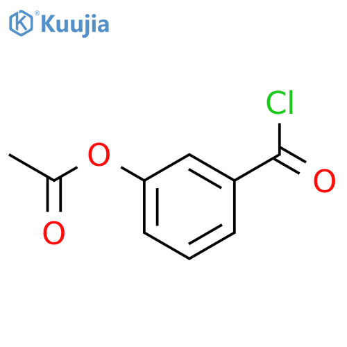Benzoyl chloride, 3-(acetyloxy)- structure