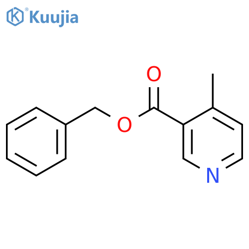 Benzyl 4-methylnicotinate structure