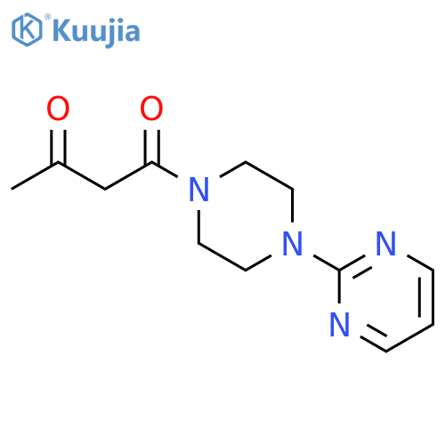 1,3-Butanedione,1-[4-(2-pyrimidinyl)-1-piperazinyl]- structure