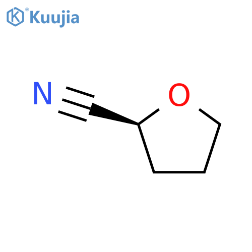 2-Furancarbonitrile,tetrahydro-, (2R)- structure