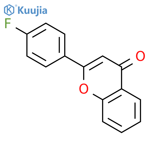 4H-1-Benzopyran-4-one,2-(4-fluorophenyl)- structure