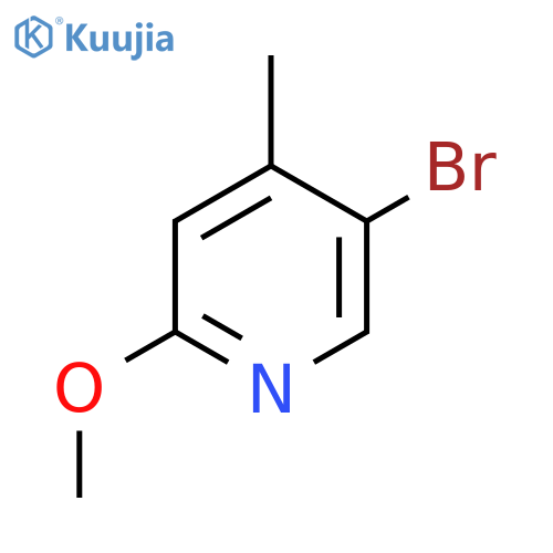 5-Bromo-2-methoxy-4-methylpyridine structure