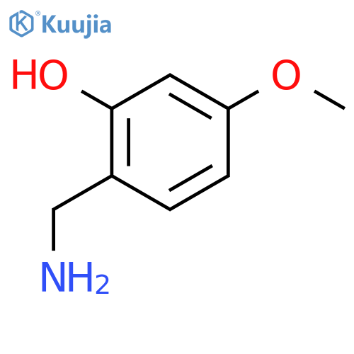 2-(Aminomethyl)-5-methoxyphenol structure