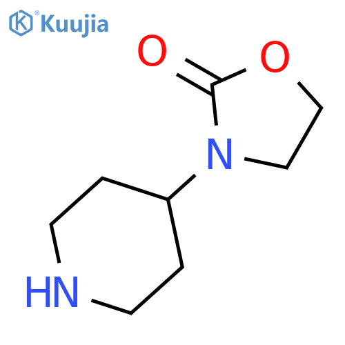 3-(piperidin-4-yl)-1,3-oxazolidin-2-one structure