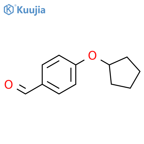 4-(Cyclopentyloxy)benzaldehyde structure