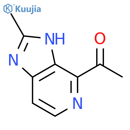 1-(2-methyl-3H-imidazo[4,5-c]pyridin-4-yl)-Ethanone structure
