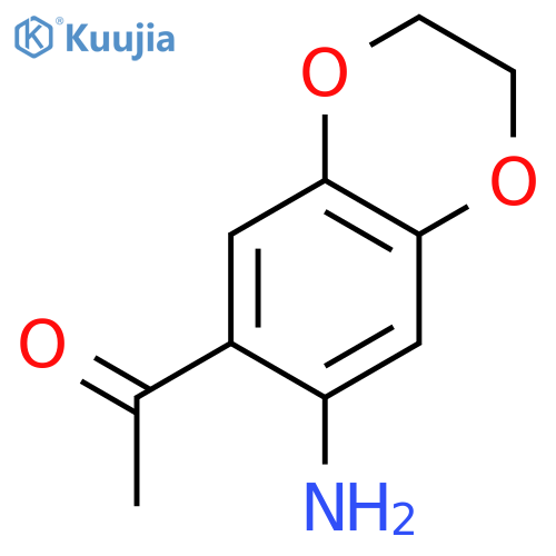 1-(7-Amino-2,3-dihydro-1,4-benzodioxin-6-yl)ethanone structure