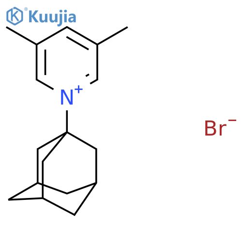 1-(1-Adamantyl)-3,5-dimethylpyridinium bromide structure