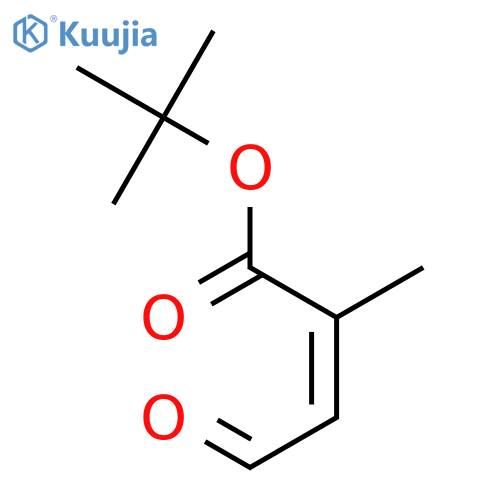 2-Butenoic acid, 2-methyl-4-oxo-, 1,1-dimethylethyl ester, (2Z)- structure