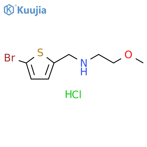 (5-Bromothiophen-2-yl)methyl(2-methoxyethyl)amine Hydrochloride structure