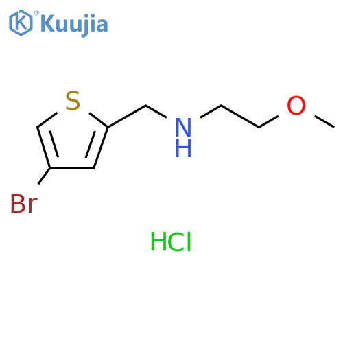 (4-Bromothiophen-2-yl)methyl(2-methoxyethyl)amine Hydrochloride structure