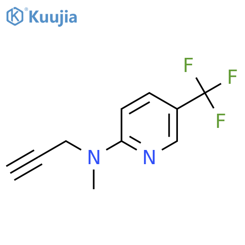 N-Methyl-N-prop-2-ynyl-5-(trifluoromethyl)pyridin-2-amine structure
