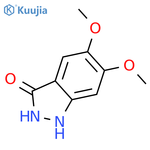 5,6-Dimethoxy-1H-indazol-3(2H)-one structure