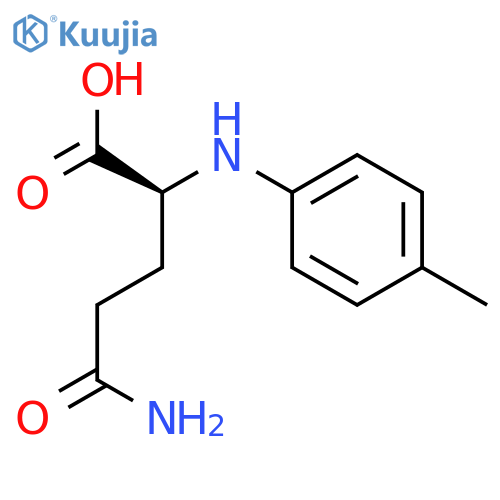 L-Glutamine, N-(4-methylphenyl)- structure