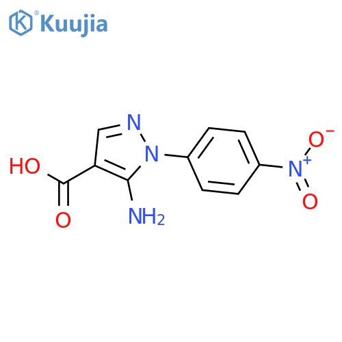 5-Amino-1-(4-nitrophenyl)-1H-pyrazole-4-carboxylic acid structure