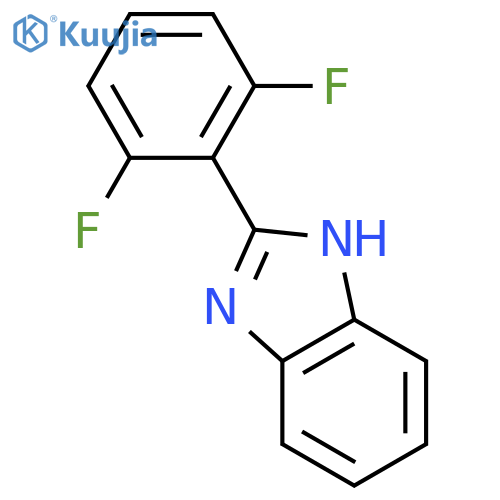 2-(2,6-difluorophenyl)-1H-1,3-benzodiazole structure