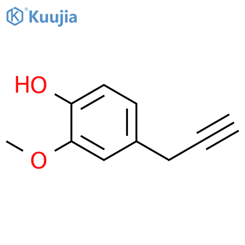 2-methoxy-4-(prop-2-yn-1-yl)phenol structure