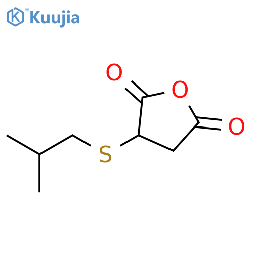 2,5-Furandione, dihydro-3-[(2-methylpropyl)thio]- structure