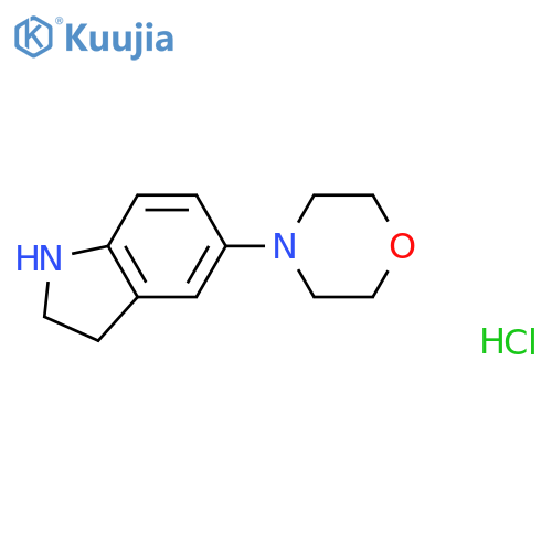 4-(Indolin-5-yl)morpholine hydrochloride structure