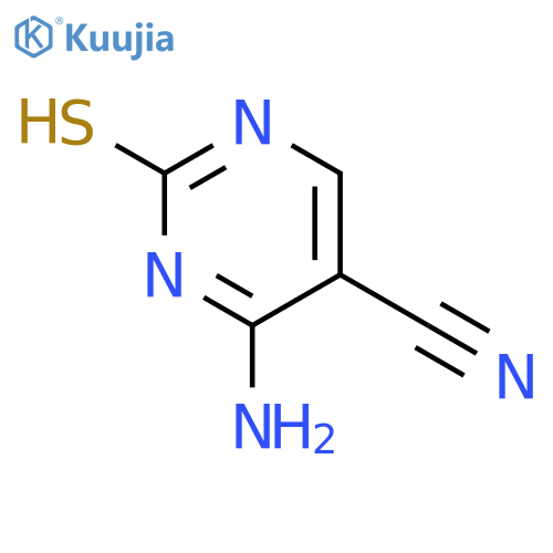 4-Amino-2-sulfanylpyrimidine-5-carbonitrile structure