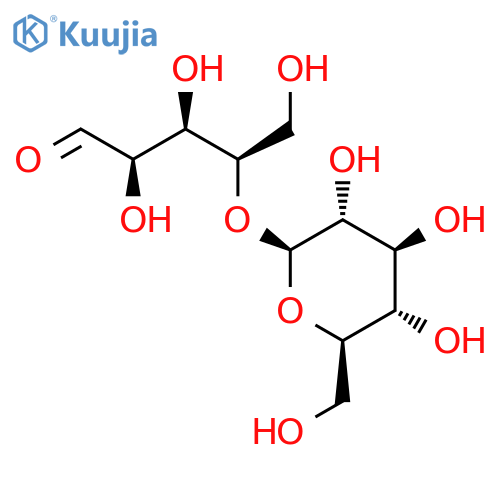 4-O-beta-D-Glucopyranosyl-D-xylose structure